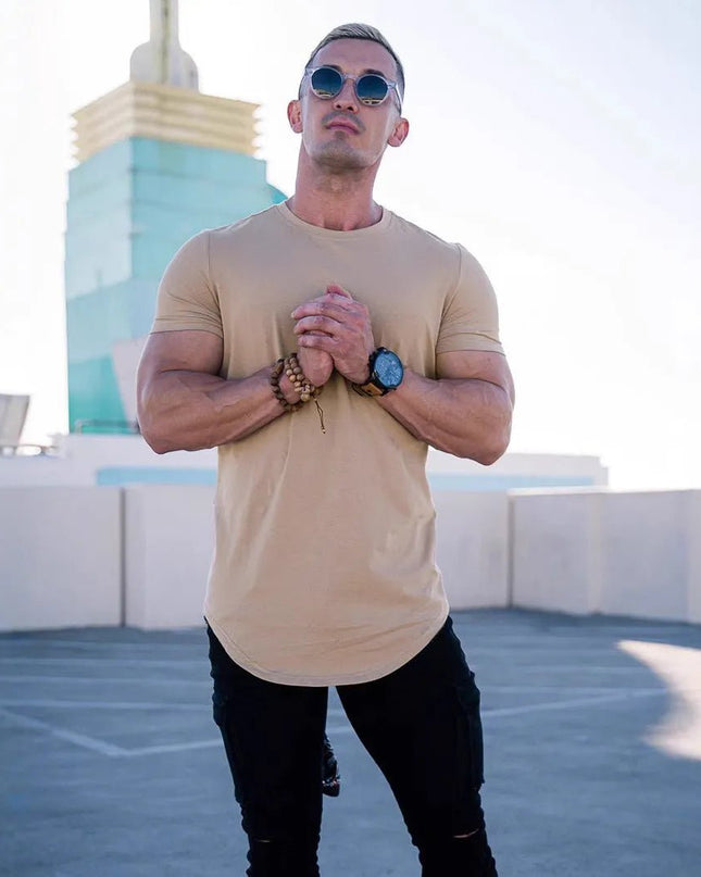 Athletic Fit Short Sleeve Workout Tee.