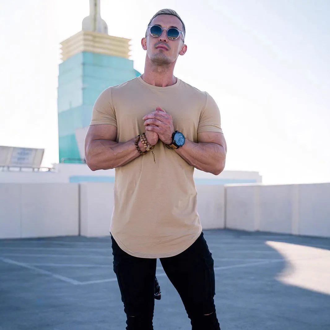 Athletic Fit Short Sleeve Workout Tee.