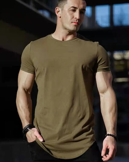 Athletic Fit Short Sleeve Workout Tee.