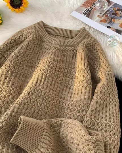 Classic Knit Round Neck Sweater