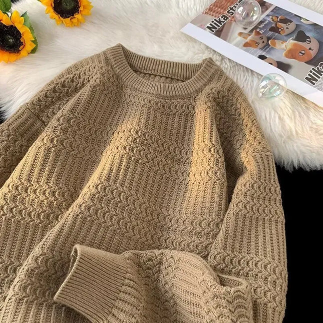 Classic Knit Round Neck Sweater