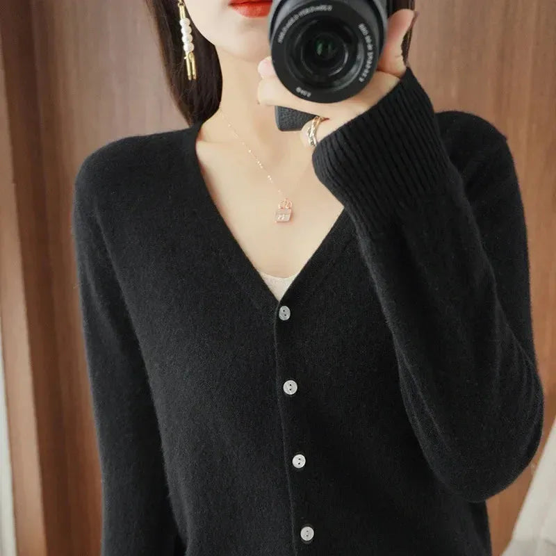 Long Sleeve Warm Knit Cardigan - Everclothed™