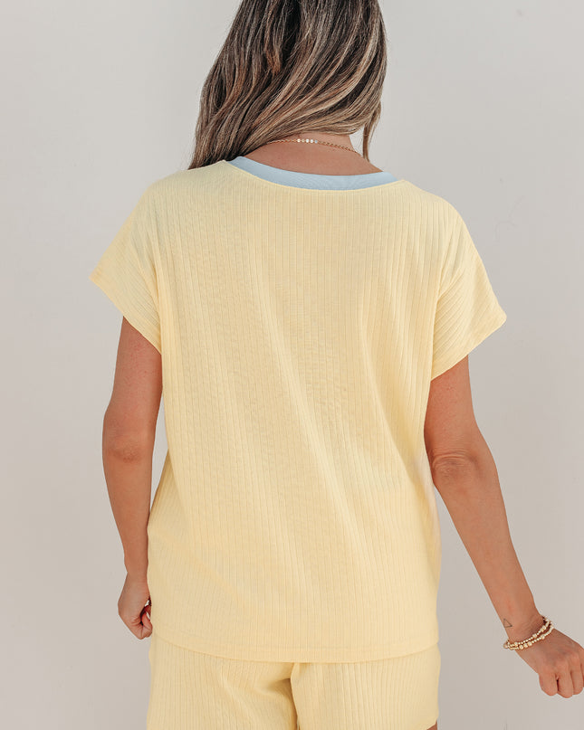 Buttercup Ribbed Knit Set