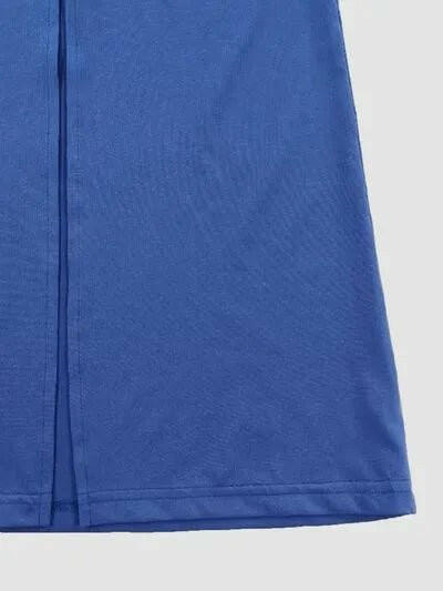 Backless Lace Up Back Sleeveless Maxi Dress.