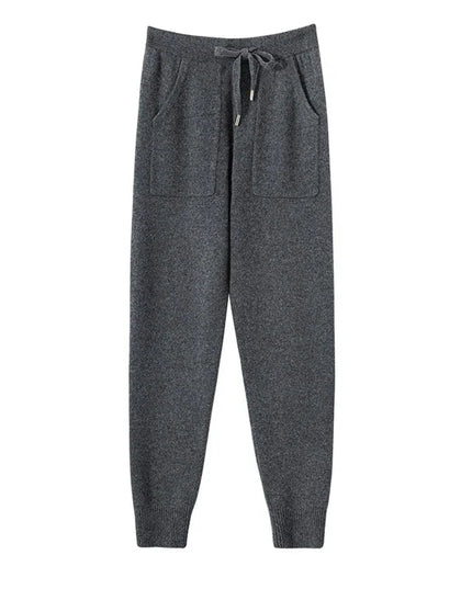 Gray sweatpants on a white background