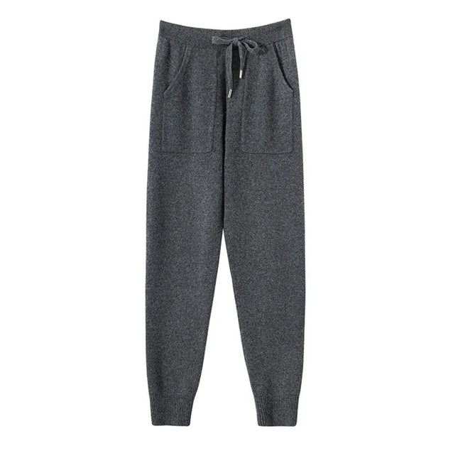 Gray sweatpants on a white background