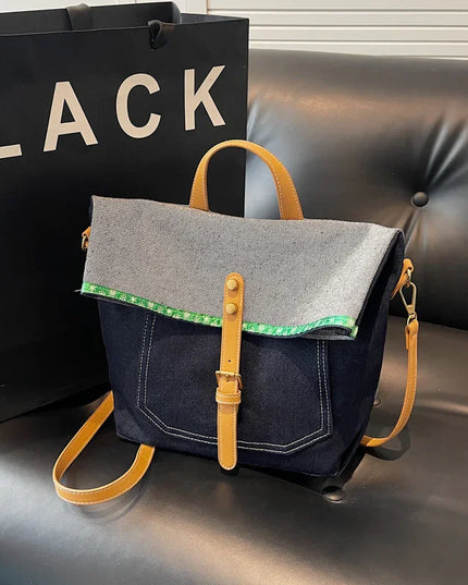 Casual Denim Shoulder & Crossbody Bag.