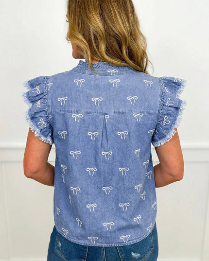 Denim Grace Top
