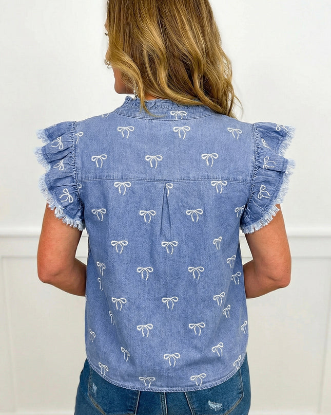 Denim Grace Top