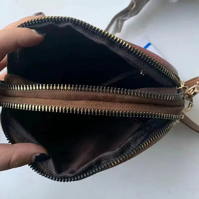 Boho Double-Zipper Crossbody.