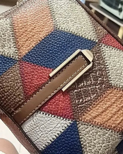 Boho Double-Zipper Crossbody.