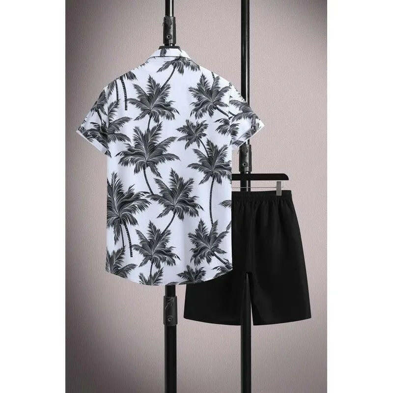Bold & Stylish Printed Shirt & Shorts Set – Ultimate Summer Vibes!.