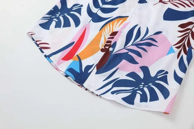 Bold & Stylish Printed Shirt & Shorts Set – Ultimate Summer Vibes!.