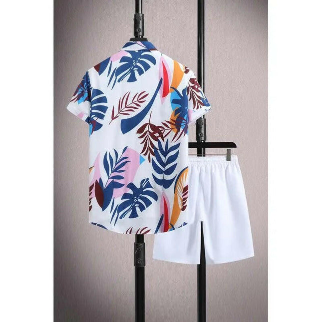 Bold & Stylish Printed Shirt & Shorts Set – Ultimate Summer Vibes!.