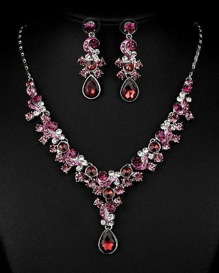Bridal Crystal Jewelry Set.