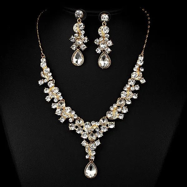 Bridal Crystal Jewelry Set.