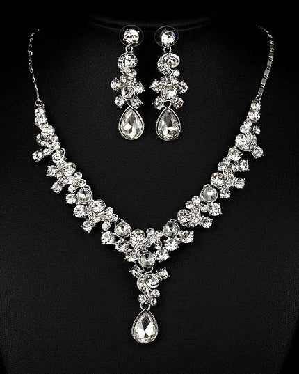 Bridal Crystal Jewelry Set.