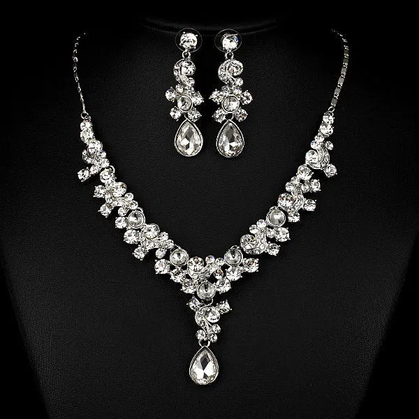 Bridal Crystal Jewelry Set.