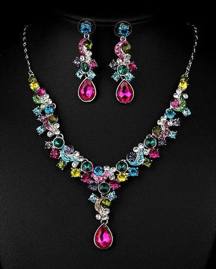 Bridal Crystal Jewelry Set.