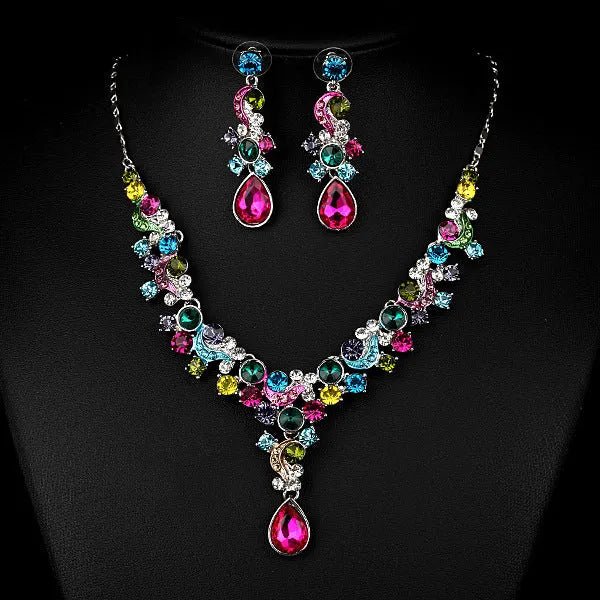 Bridal Crystal Jewelry Set.