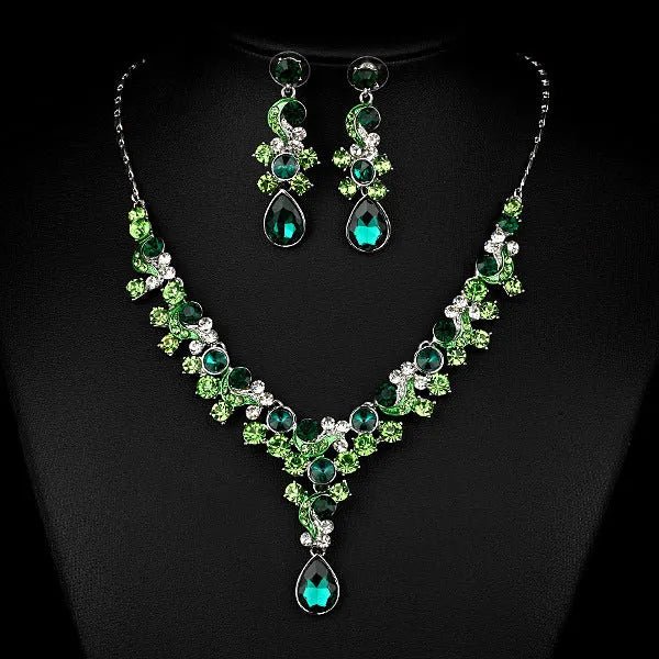 Bridal Crystal Jewelry Set.