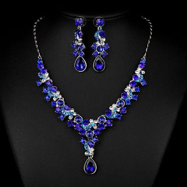 Bridal Crystal Jewelry Set.
