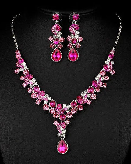 Bridal Crystal Jewelry Set.