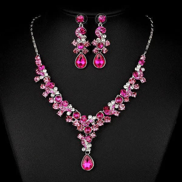 Bridal Crystal Jewelry Set.