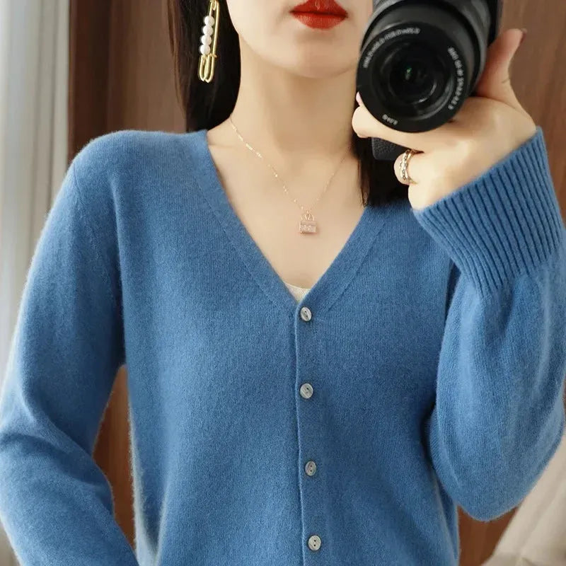Long Sleeve Warm Knit Cardigan - Everclothed™