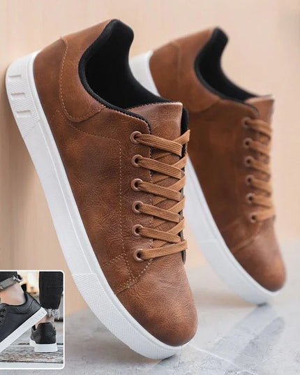 Casual Lace-Up Flat Shoes.