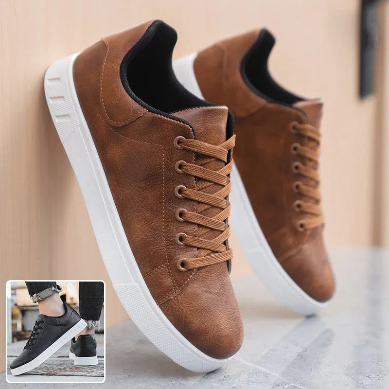 Casual Lace-Up Flat Shoes.