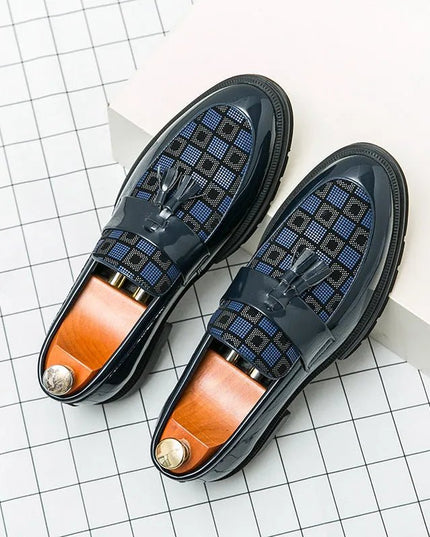 Casual Slip On Platform Leather Shoes.