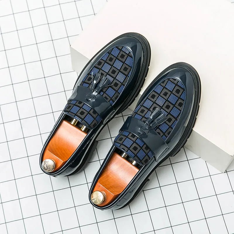 Casual Slip On Platform Leather Shoes.