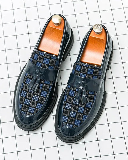 Casual Slip On Platform Leather Shoes.