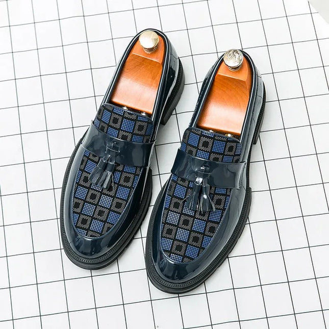 Casual Slip On Platform Leather Shoes.