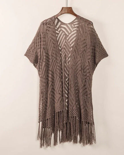 Casual Tassel Hem Tunic.