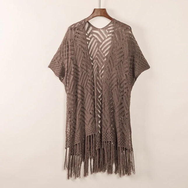 Casual Tassel Hem Tunic.