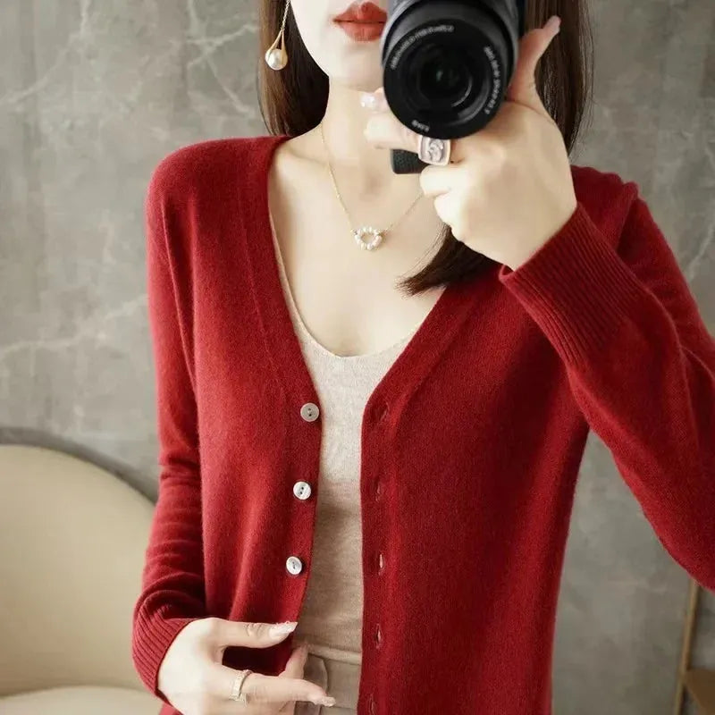 Long Sleeve Warm Knit Cardigan - Everclothed™