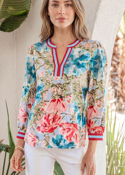 Clash Floral Blouse - Everclothed™