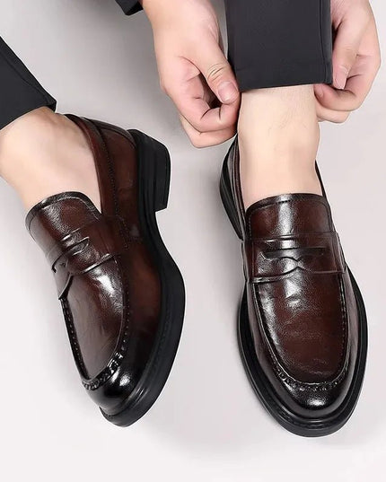 Classic Italian Leather Loafers.
