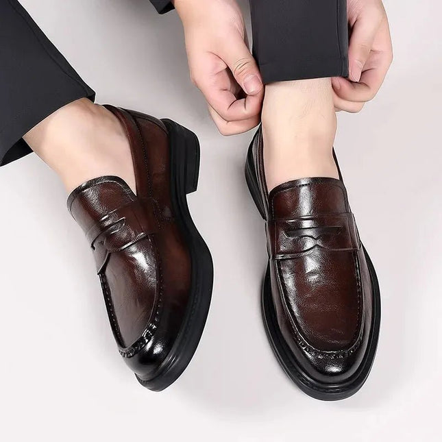 Classic Italian Leather Loafers.