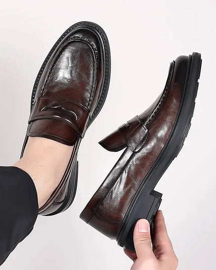 Classic Italian Leather Loafers.