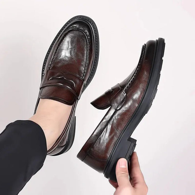 Classic Italian Leather Loafers.
