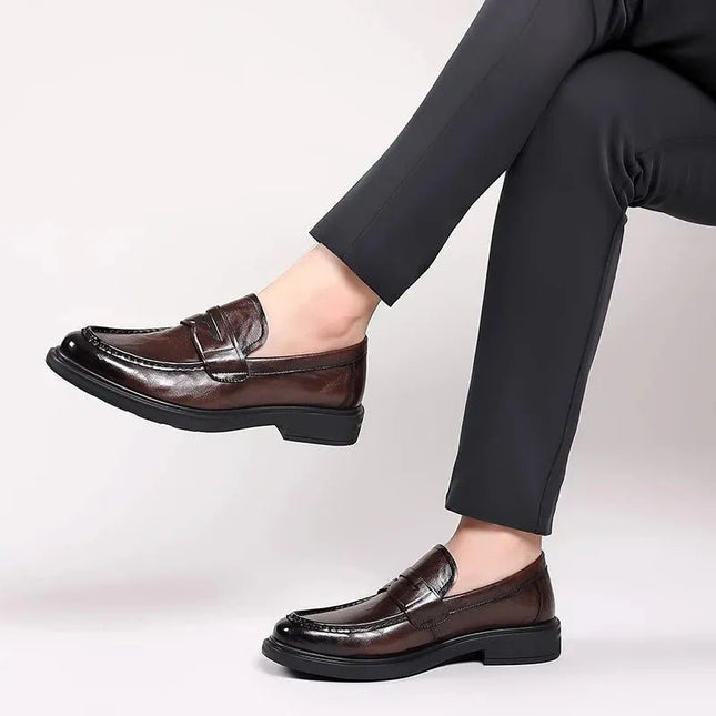 Classic Italian Leather Loafers.