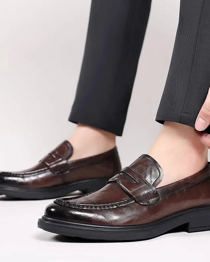 Classic Italian Leather Loafers.