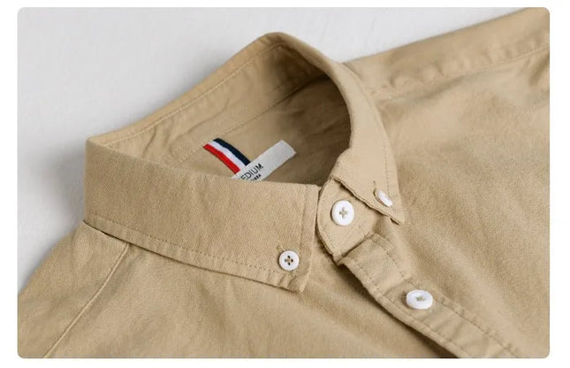 Classic Oxford Long Sleeve Shirt – British Style.