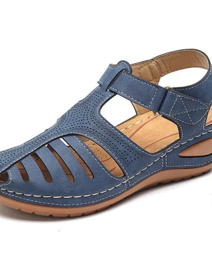 Classic Retro Wedge Sandals.