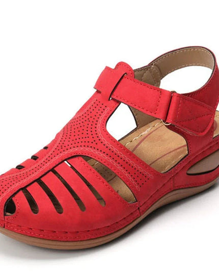 Classic Retro Wedge Sandals.