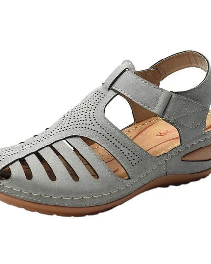 Classic Retro Wedge Sandals.