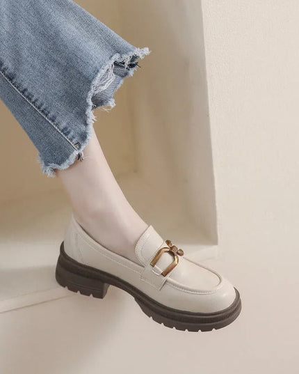 Comfort Thick Heel Pumps.